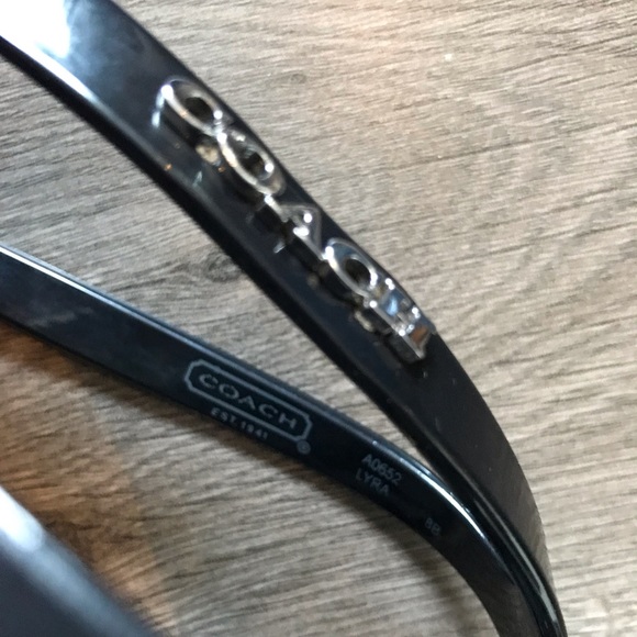 Vintage Coach CC Monogram Black Gray Sandals Flip Flop Size 8 - Picture 6 of 7